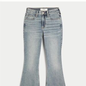 Hollister High Rise Medium Wash Flare Jeans